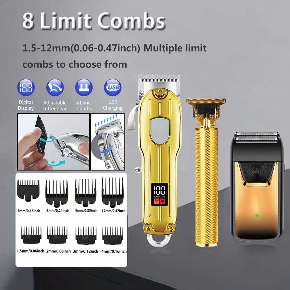 Professional Electric Beard Trimmer Kit