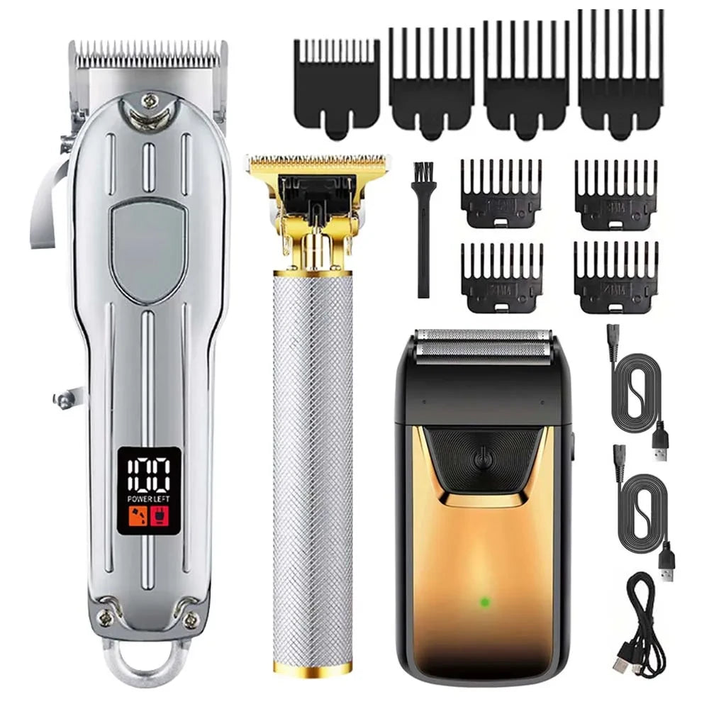 Professional Electric Beard Trimmer Kit