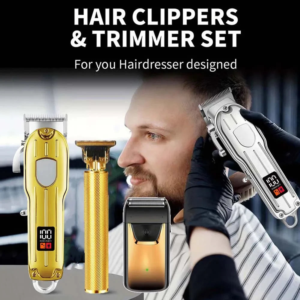 Professional Electric Beard Trimmer Kit
